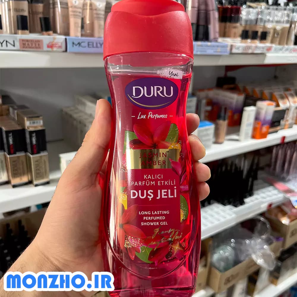 شامپو بدن دورو سری Lux Perfumes با رایحه یاسمن و کهربا 450 میل — تصویر ۳