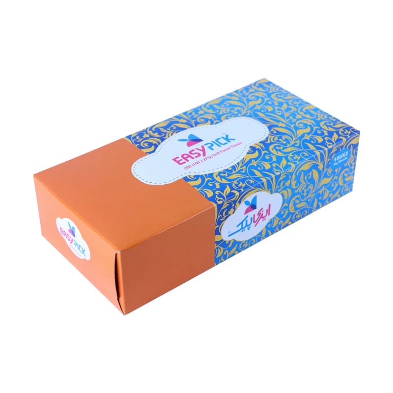 دستمال کاغذی 100 برگ ایزی پیک طرح پیچک