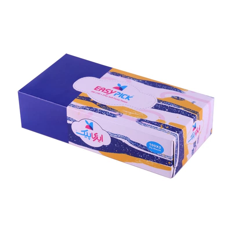 دستمال کاغذی 100 برگ ایزی پیک طرح دریا