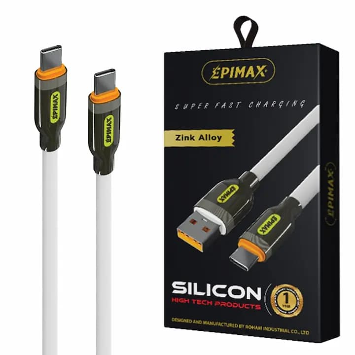 کابل شارژ دو سر تايپ سی EPIMAX EC-126