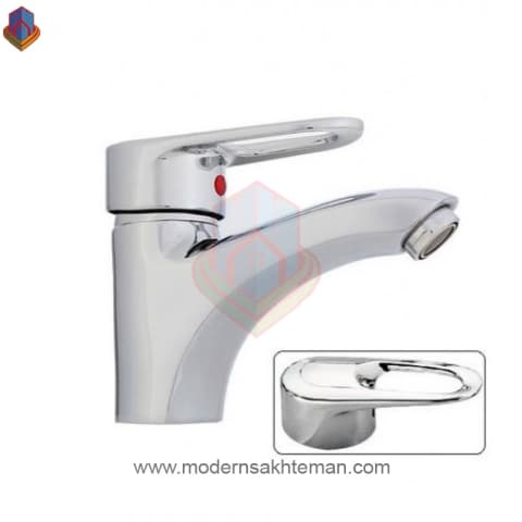 شیر روشویی موست مدل آکونومی کروم