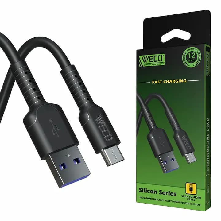 کابل شارژ میکرو WECO WE-90