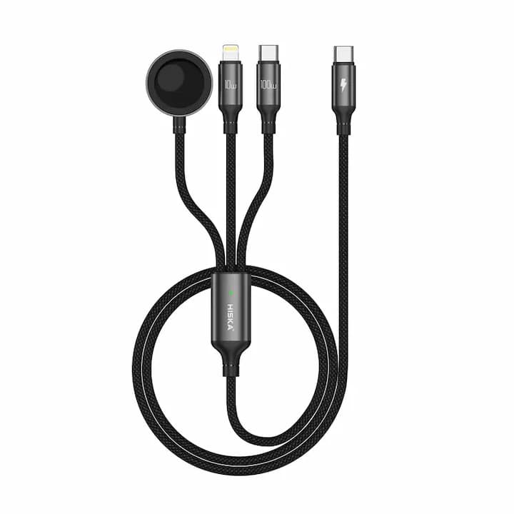 کابل تبدیل USB-C به لایتنینگ / WIRELESS هیسکا مدل LX-31 طول 1.2 متر