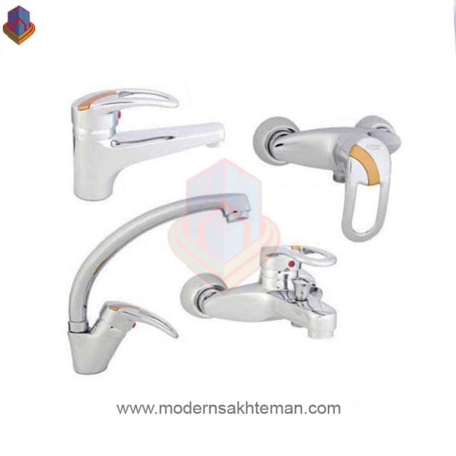 ست شیرآلات موست مدل پارامونت کروم طلا