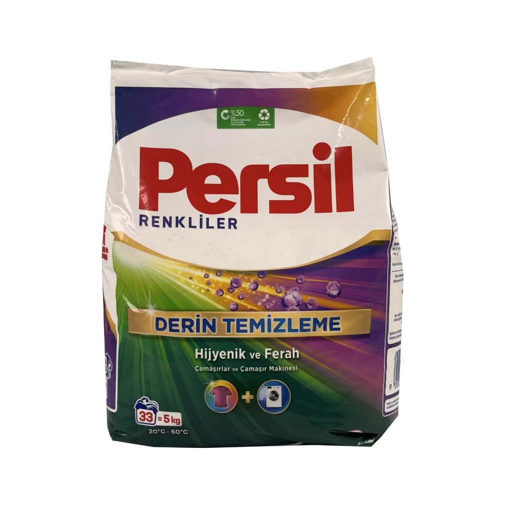 پودر ماشین لباسشویی 7 کیلویی پرسیل ترک persil مخصوص لباس های رنگی