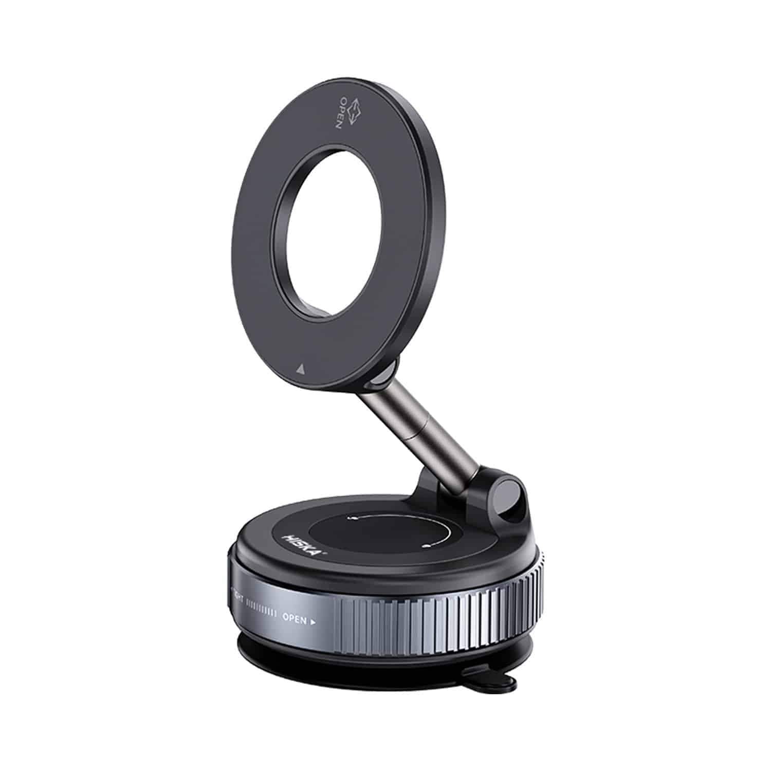 پایه نگهدارنده گوشی وکیوم – مگنت هیسکا مدل HK-2202 — تصویر ۲