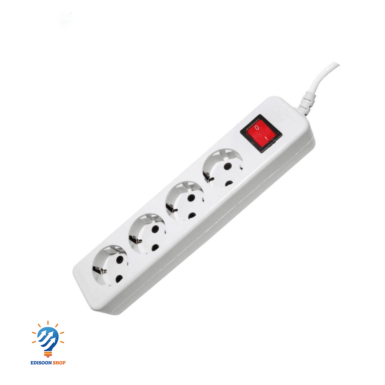 4 خانه ارتدار با کلید با کابل 3 متری پارت الکتریک