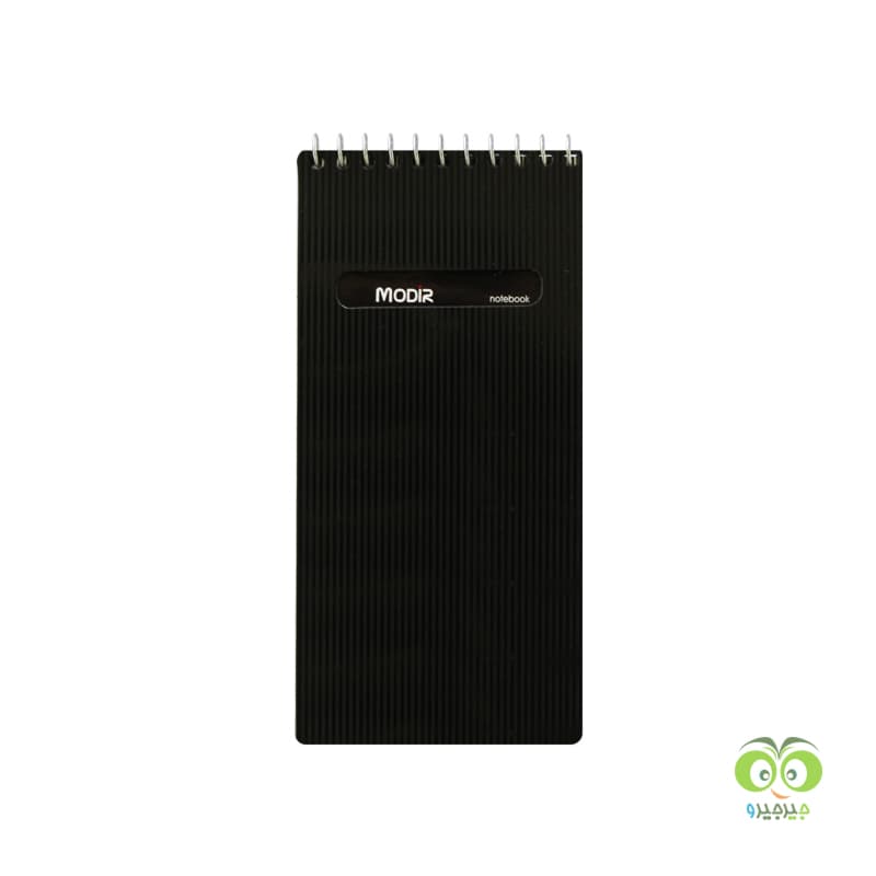 دفترچه یادداشت 80 برگ پالتویی مدیر کد 242 رنگ مشکی