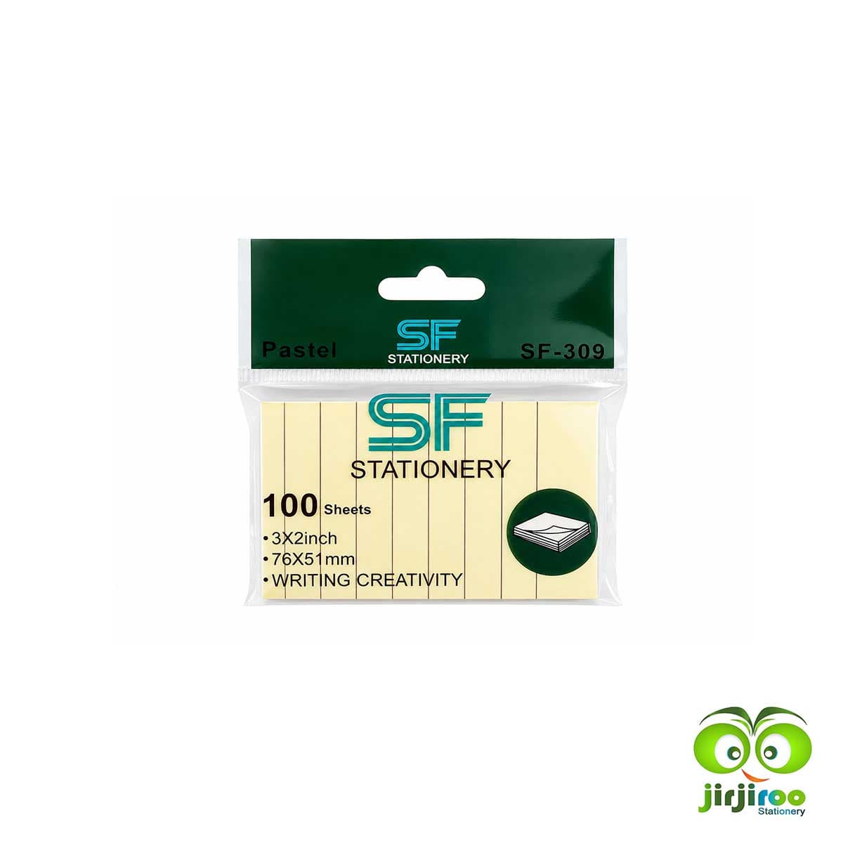 پست ایت پاستلی 4 رنگ مدل SF-309 سایز 51*76 میلی متر