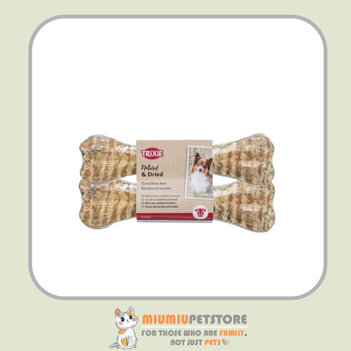 استخوان تشویقی سگ تریکسی Trixie Dog Treat بسته دو عددی 120 گرم