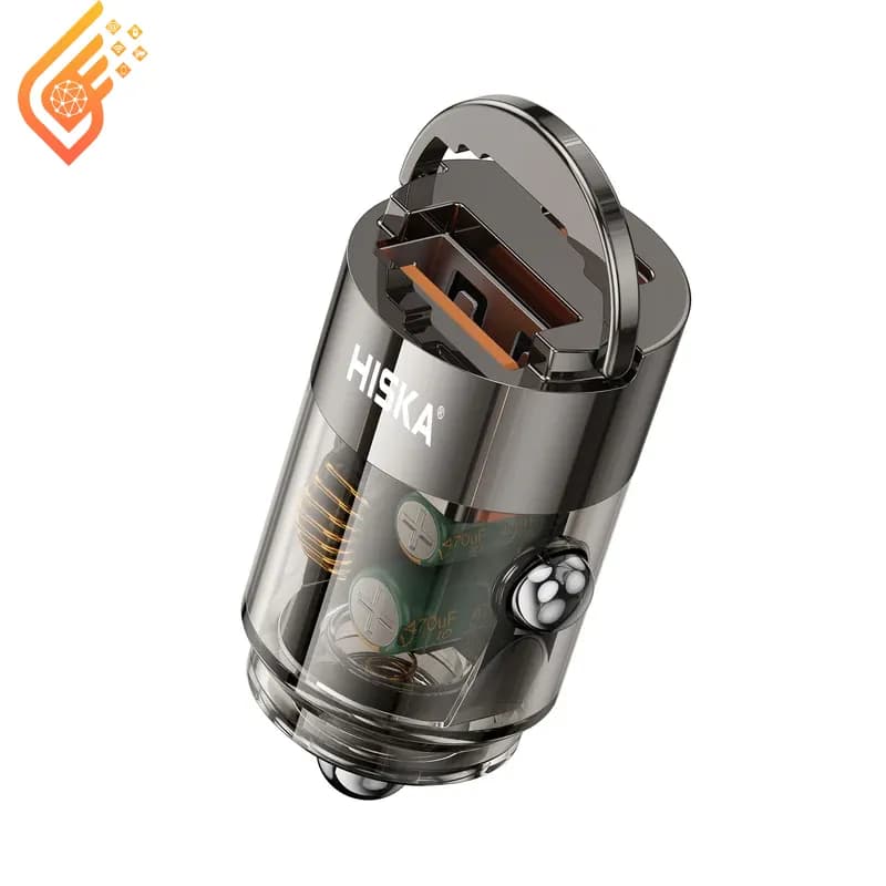 شارژر فندکی 63 وات هیسکا مدل Hiska HCC-317