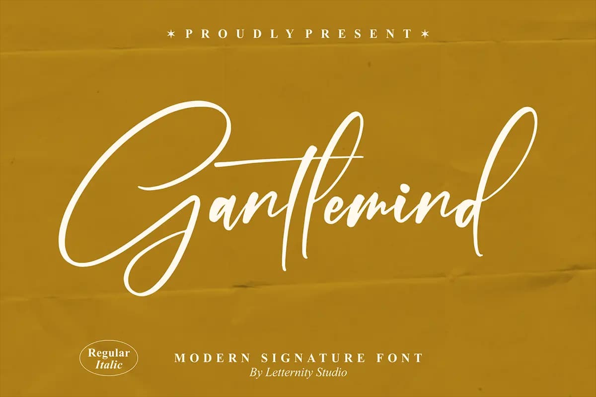 فونت خوشنویسی Gantlemind