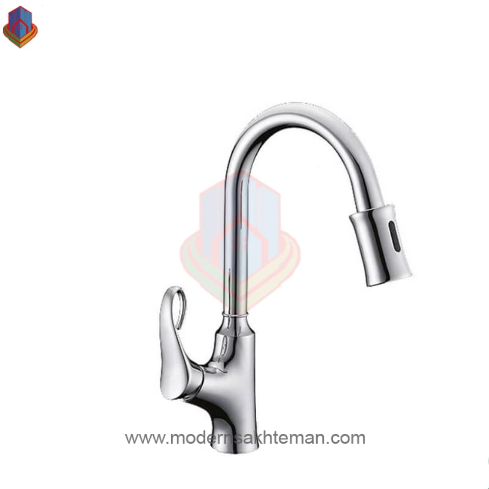شیر سینک گوشی دار چشم الکترونیکی موست مدل مونیخ