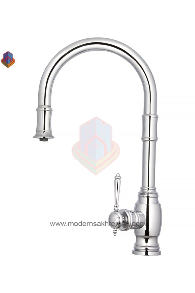 شیر ظرفشویی شاوری شوان مدل کرایسلر کروم