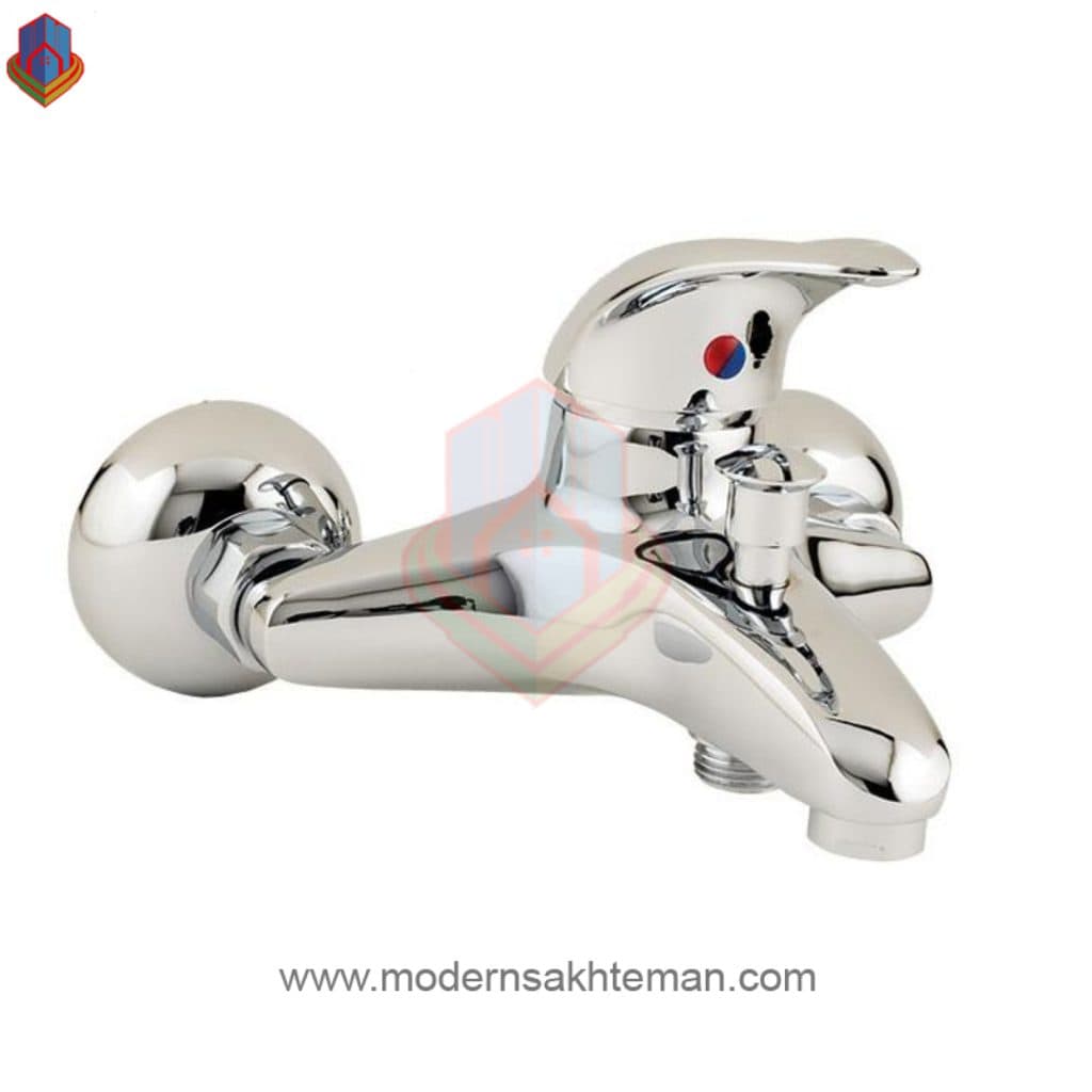 شیر حمام کرومات مدل آرو