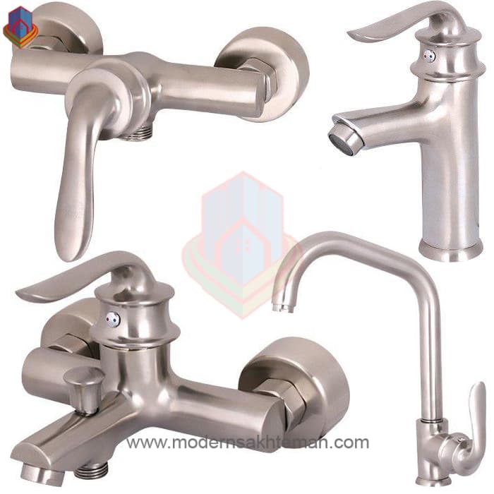 ست شیرآلات کرومات مدل ریما