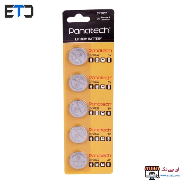 باتری سکه ای Panatech پاناتک مدل CR2032