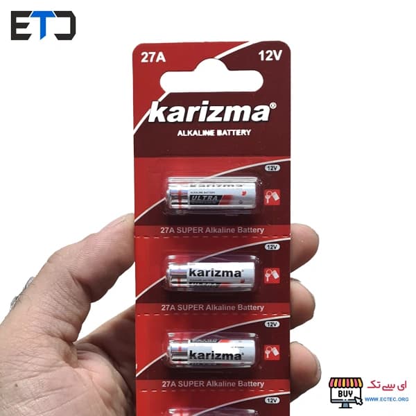 باتری ریموت کنترل 12 ولت KARIZMA کاریزما 27A Alkaline — تصویر ۴