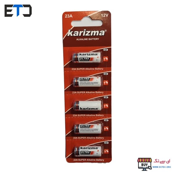 باتری ریموت کنترل 12 ولت KARIZMA کاریزما 23A Alkaline — تصویر ۵