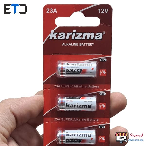 باتری ریموت کنترل 12 ولت KARIZMA کاریزما 23A Alkaline — تصویر ۷