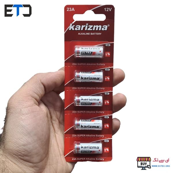 باتری ریموت کنترل 12 ولت KARIZMA کاریزما 23A Alkaline — تصویر ۴
