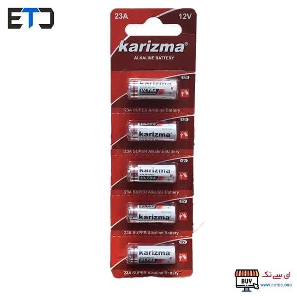 باتری ریموت کنترل 12 ولت KARIZMA کاریزما 23A Alkaline — تصویر ۲