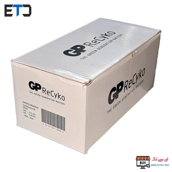 باتری نیم قلمی قابل شارژ جی پی مدل ReCyko Plus 650 بسته 2 عددی — تصویر ۴