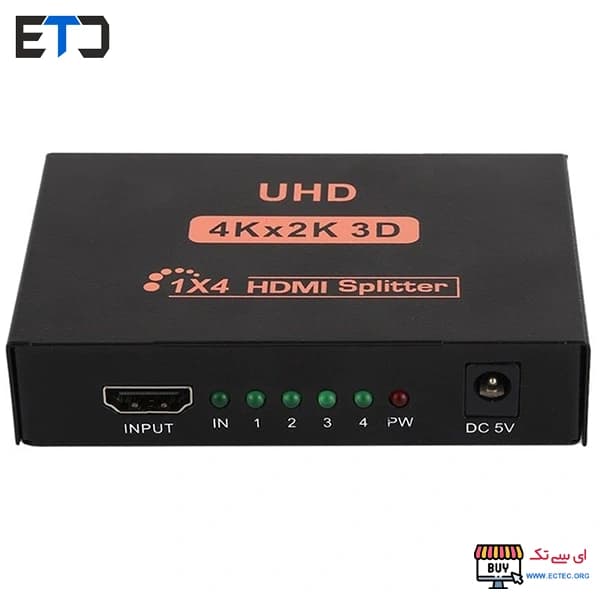 اسپلیتر 1 پورت HDMI به 4 پورت HDMI با کیفیت 4K — تصویر ۳