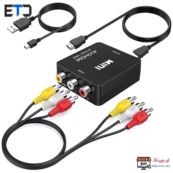تبدیل سه فیش AV به HDMI با کیفیت 4k