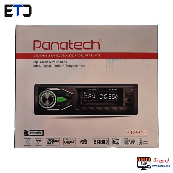 پخش کننده خودرو پاناتک مدل P-CP315
