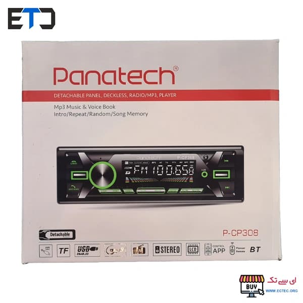 پخش کننده خودرو پاناتک مدل P-CP308
