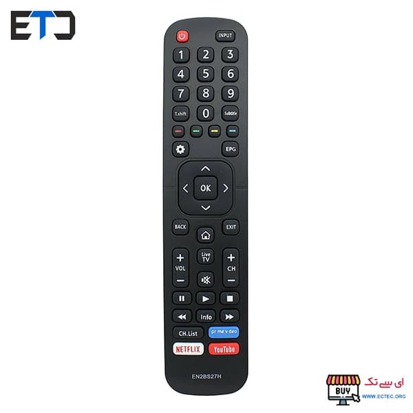 کنترل تلویزیون هایسنس Hisense EN2B27 دکمه آبی