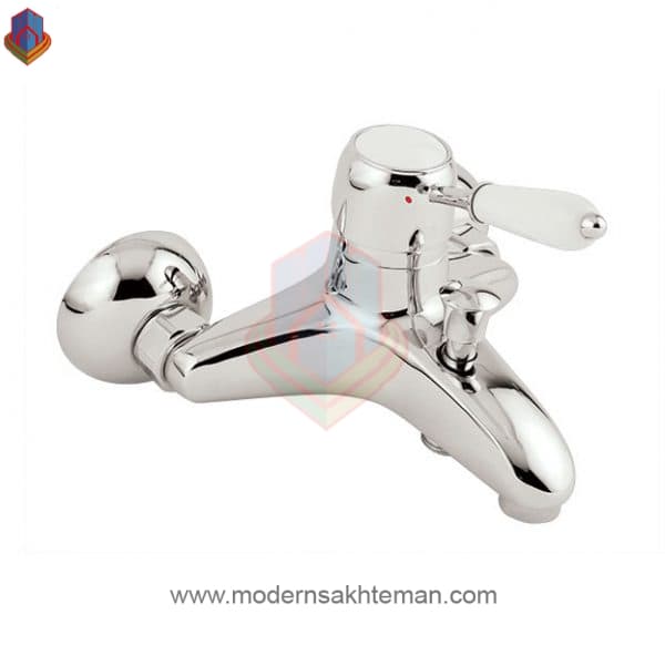 شیر حمام کرومات مدل فانتزی
