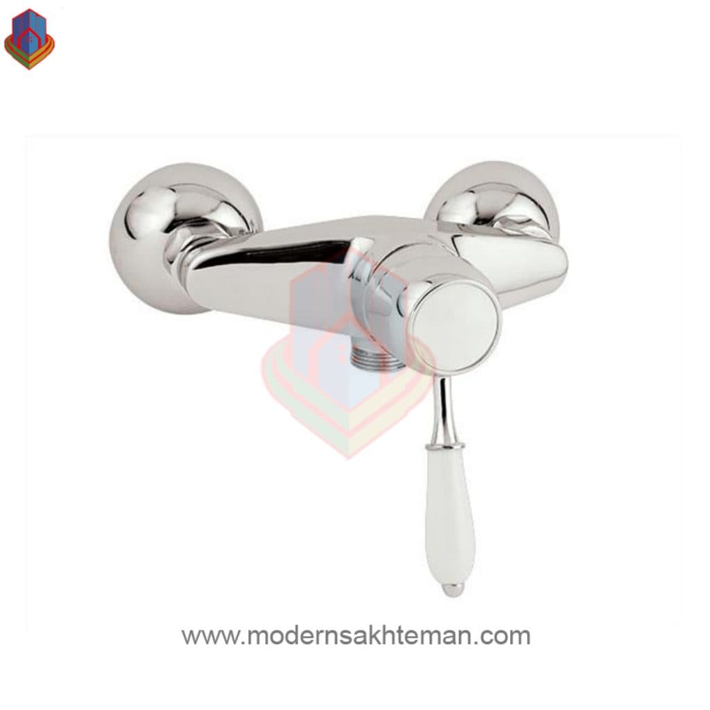 شیر توالت کرومات مدل فانتزی