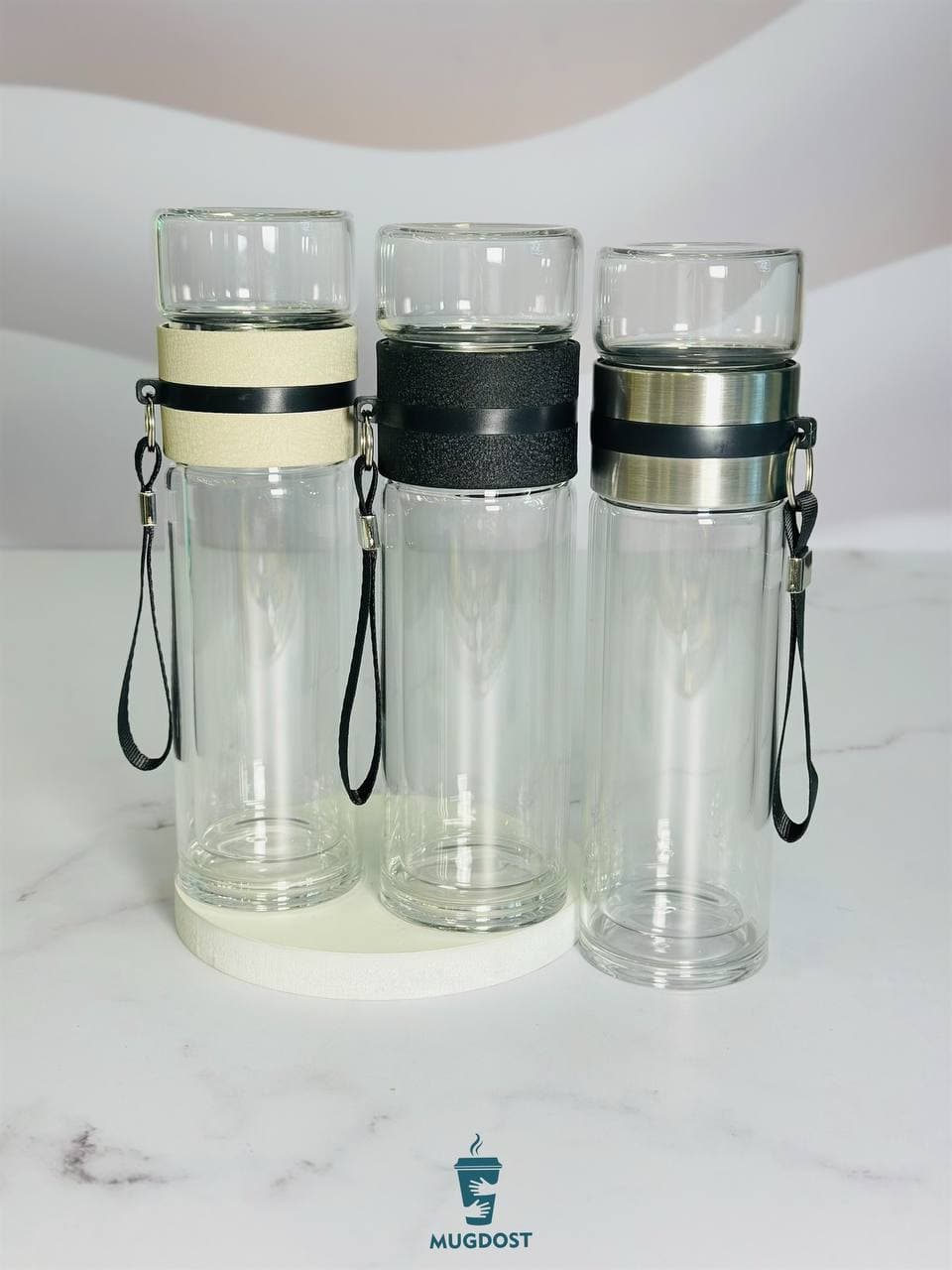بطری دوجداره دمنوش
