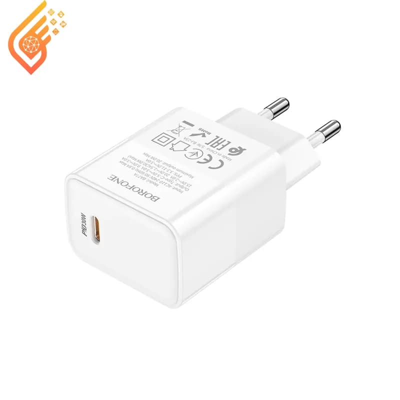 شارژر دیواری 30 وات بروفون مدل BOROFONE BA77A USB PD — تصویر ۲