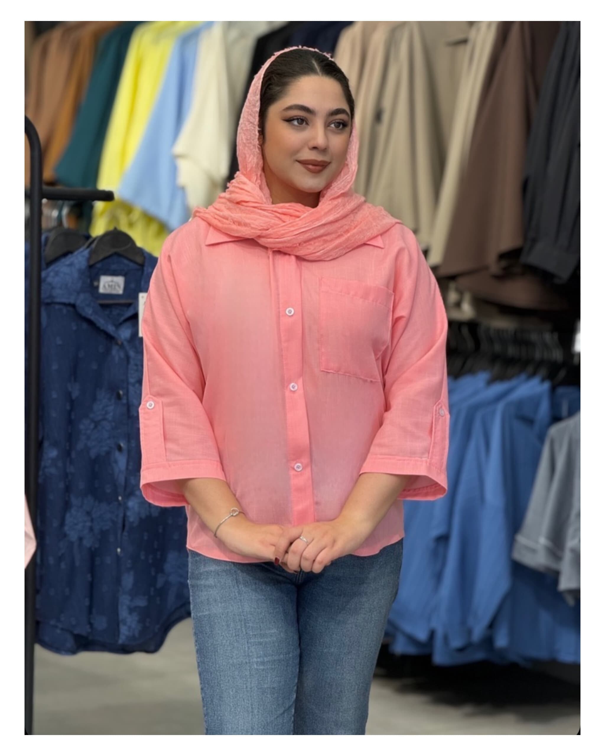 شومیز زنانه مدل سمانه — تصویر ۳