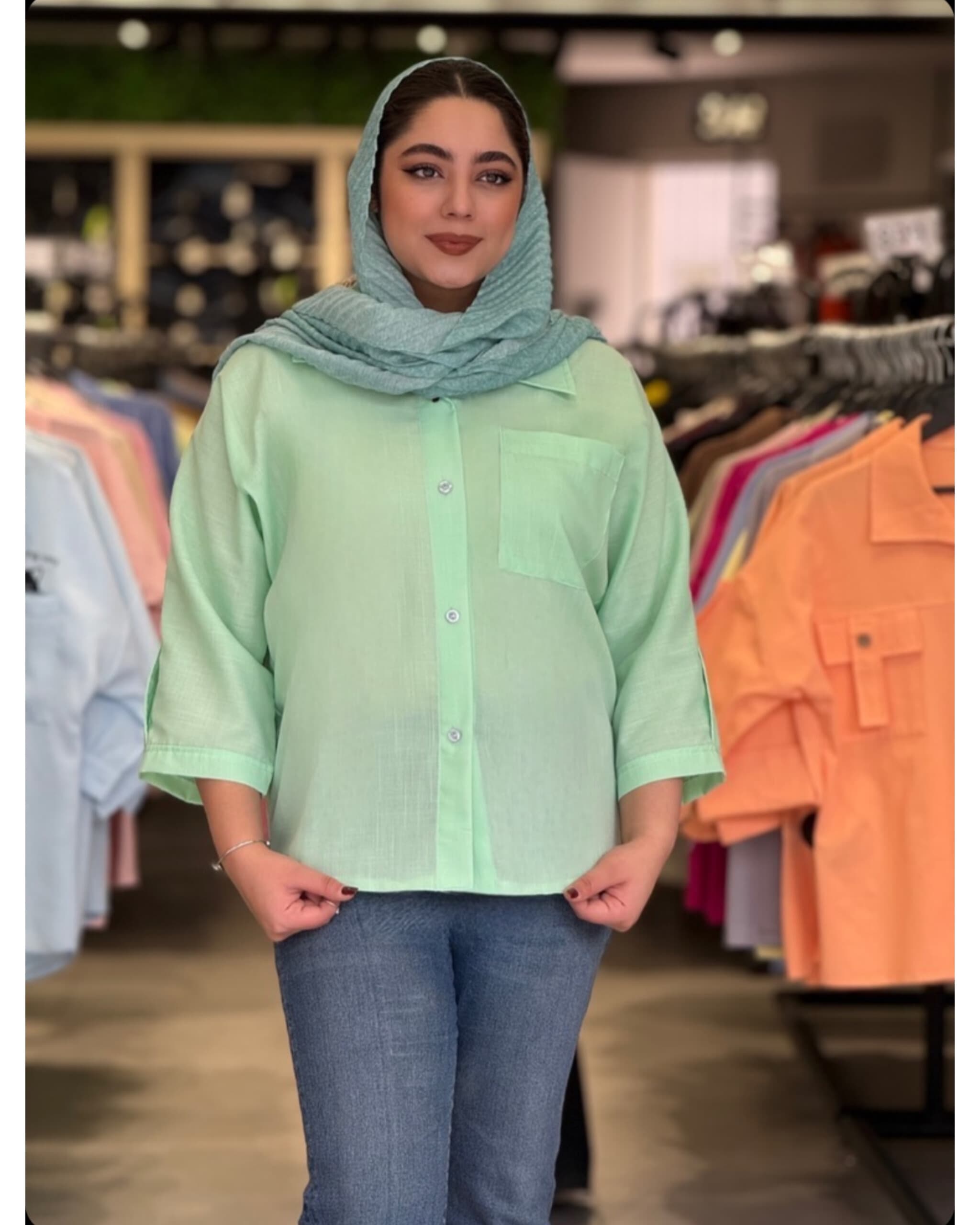 شومیز زنانه مدل سمانه — تصویر ۸