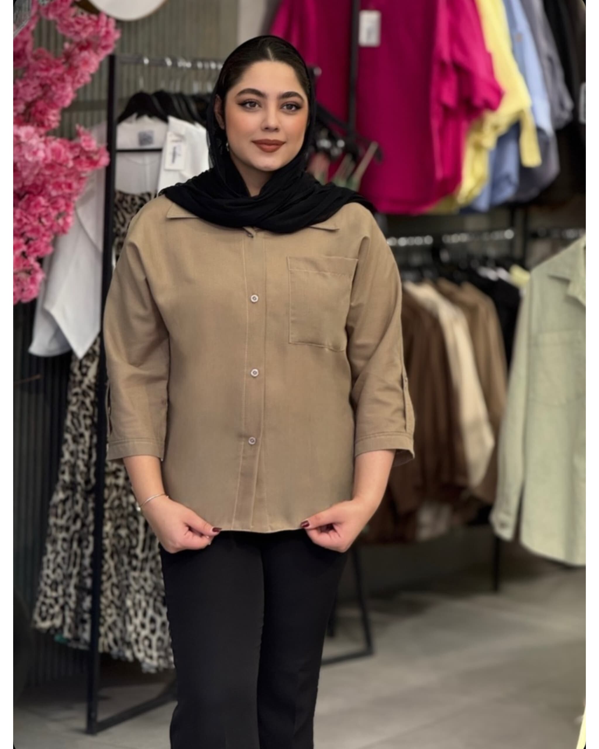 شومیز زنانه مدل سمانه — تصویر ۶