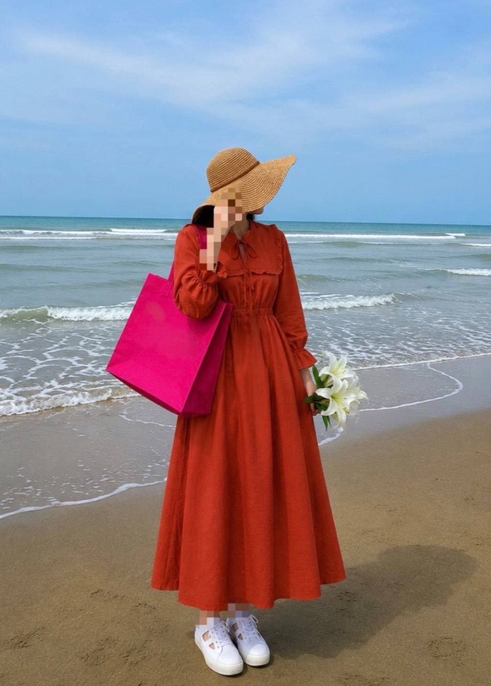 ساحلی زنانه مدل دریا — تصویر ۴