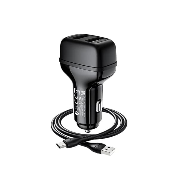 شارژر فندکی هوکو مدل Z36 بهمراه کابل microUSB