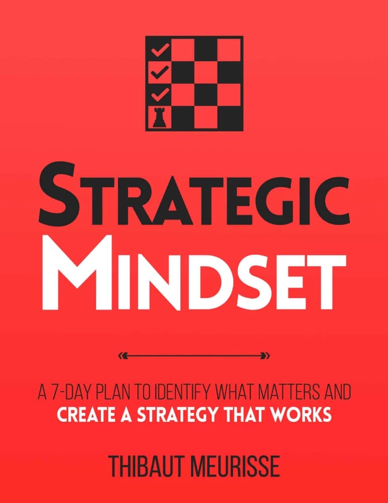 کتاب ذهنیت استراتژیک: برنامه ۷ روزه برای شناسایی آنچه واقعاً اهمیت دارد (Strategic Mindset: A 7-Day Plan to Identify What Matters) اثر تیبو موریس نسخه PDF انگلیسی
