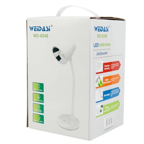 چراغ مطالعه ویداسی لمسی مدل WD-6046 — تصویر ۵