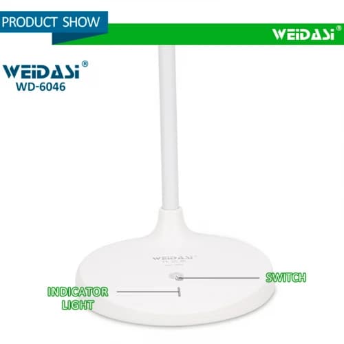 چراغ مطالعه ویداسی لمسی مدل WD-6046 — تصویر ۹