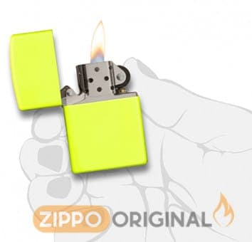 زیپو اصل کد 28887 لیمویی — تصویر ۵