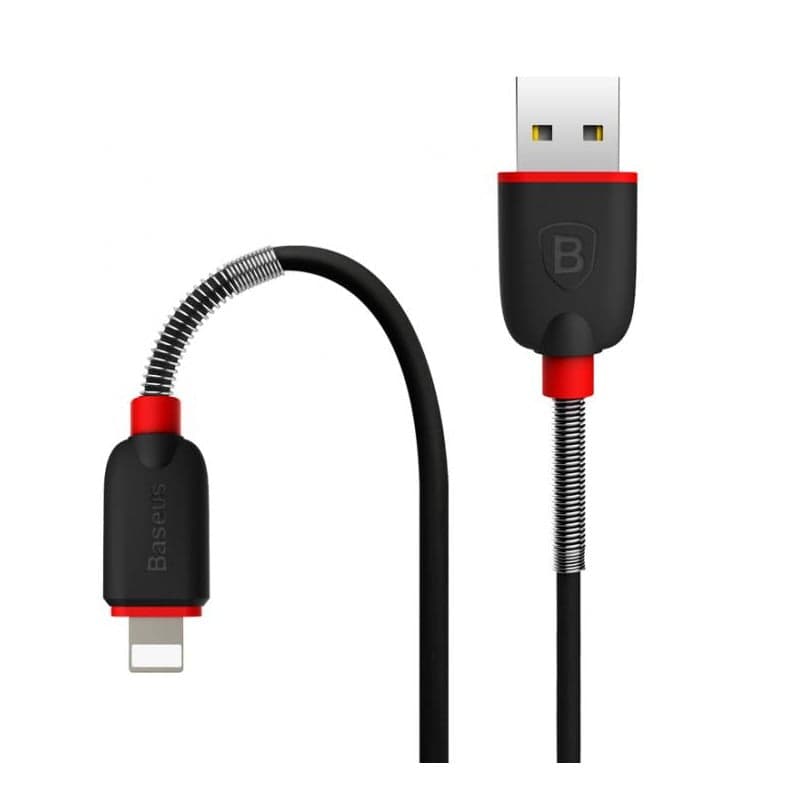 کابل لایتینگ Baseus Spring Data Cable — تصویر ۲