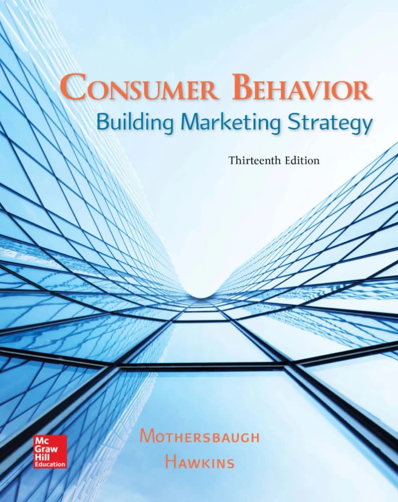 کتاب Consumer Behavior: Building Marketing Strategy (رفتار مصرف‌کننده: ساخت استراتژی بازاریابی) نسخه انگلیسی PDF | دیوید مودرزباق
