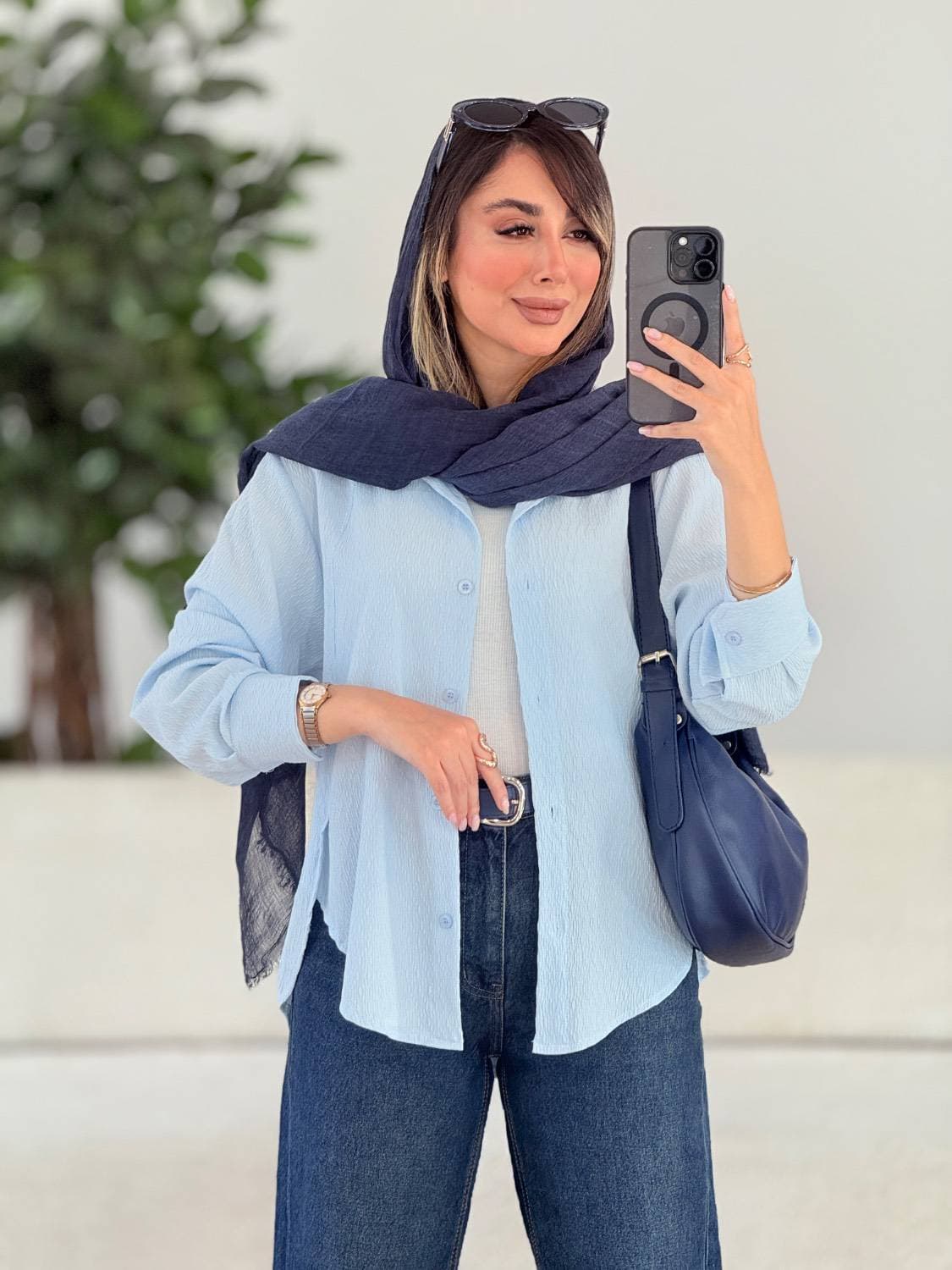 شومیز زنانه مدل ماهی — تصویر ۳