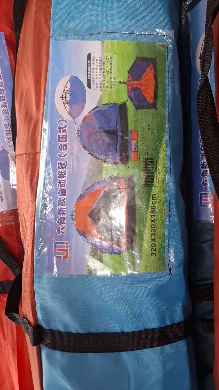 چادر مسافرتی اتوماتیک 10 نفره 6 ضلعی مدل Family Tent — تصویر ۴