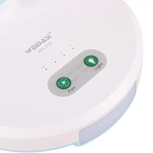 پنکه شارژی رومیزی ویداسی مدل WD-219 — تصویر ۳